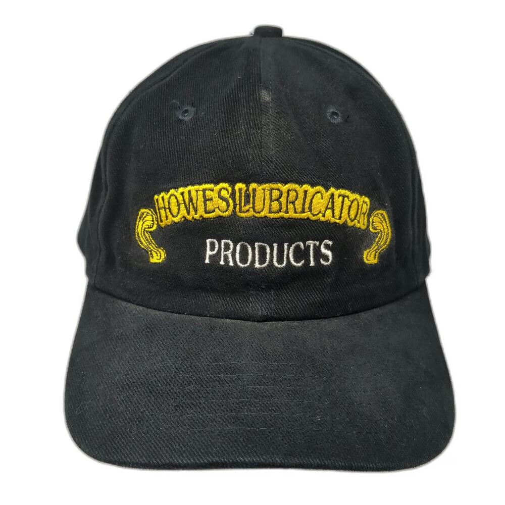 Falcon Baseball Cap Black One Size Slideback Howes Lubricator Products Hat